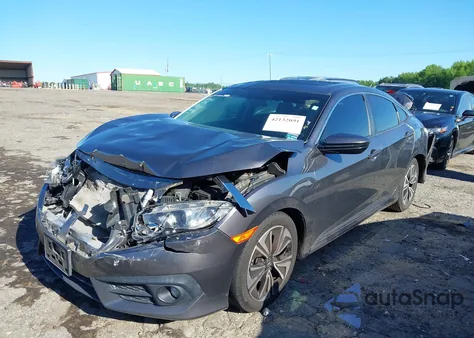 2018 Honda Civic Ex-T from USA, damaged, VIN JHMFC1F31JX034819